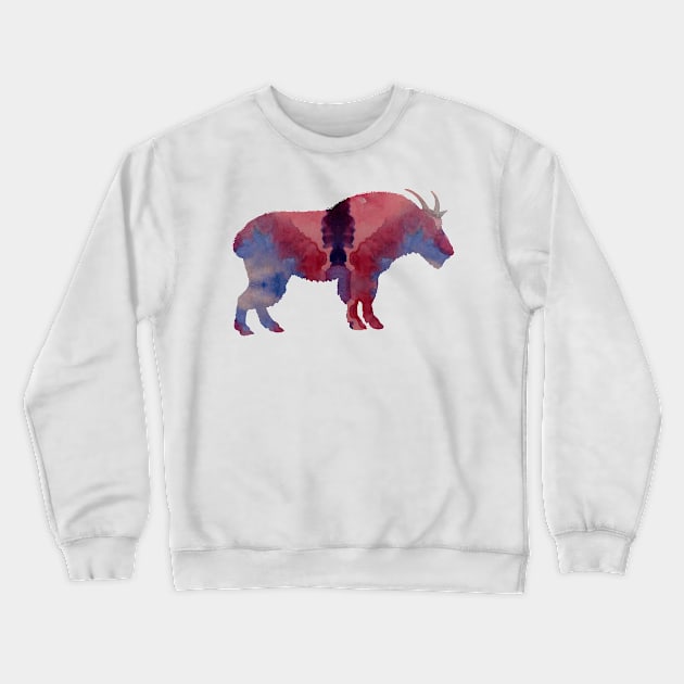 Goat Crewneck Sweatshirt by TheJollyMarten